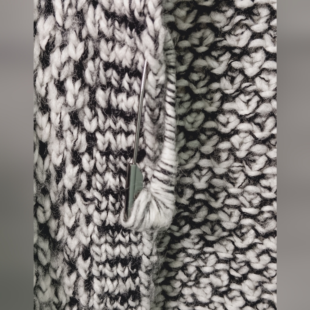 J Jill Wool Blend Long Cardigan Sweater Size S  Shawl Collar  Pockets - Picture 4 of 9